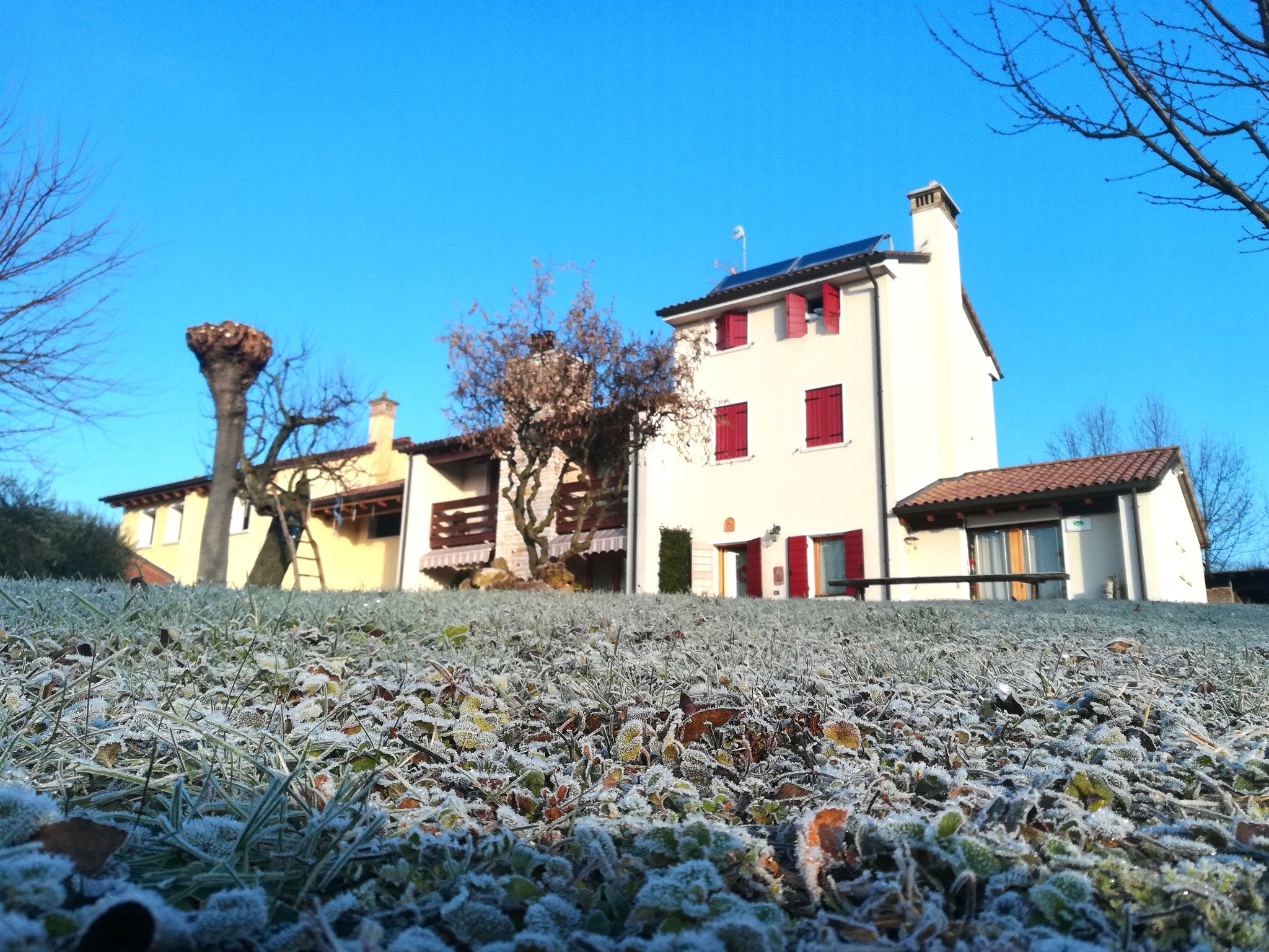 Paesaggio invernale nei dintorni del B&B Santa Fosca